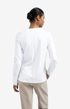 Load image into Gallery viewer, YAYA White Long Sleeve Tee with Cuff Detail