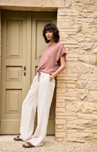 Load image into Gallery viewer, YAYA Flowy Top with Tie Waist