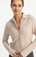 Load image into Gallery viewer, YAYA High Neck Cardigan Beige Melange
