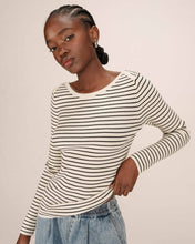 Load image into Gallery viewer, Grace and Mila ‘Samedi’ Boat Neck Stripe Tee