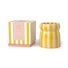 Load image into Gallery viewer, Paddywax Cabana Ochre Striped Candle - Gold Coast