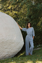 Load image into Gallery viewer, Indi and Cold Cobalt Gingham Trousers