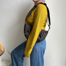 Load image into Gallery viewer, Sixton ‘Brixton’ Grey Leopard Sling Bag