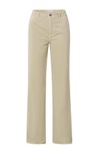 Load image into Gallery viewer, YAYA High Waist Wide Leg Chinos in ‘Sand’
