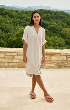 Load image into Gallery viewer, YAYA V-neck Loose Fit Dress