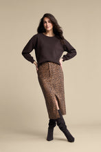 Load image into Gallery viewer, Red Button ‘Skyler’ Scuba Sweatshirt Espresso Brown