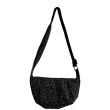 Load image into Gallery viewer, Sixton ‘Brixton’ Grey Leopard Sling Bag