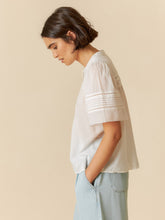 Load image into Gallery viewer, Indi and Cold Embroidered Voile Blouse