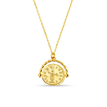 Load image into Gallery viewer, Orelia Coin Spinner Necklace Gold