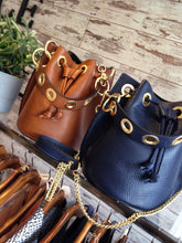 Load image into Gallery viewer, Leather Bucket Bag