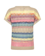 Load image into Gallery viewer, Red Button Knitted Stripe Top

