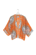 Load image into Gallery viewer, One Hundred Stars Valentine Orange Kimono
