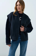 Load image into Gallery viewer, YAYA Oversized Body Warmer Black Melange
