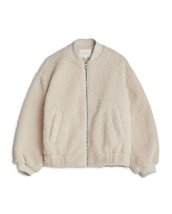Yerse Teddy Bomber Jacket