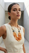 Load image into Gallery viewer, Envy Amber and Grey Necklace
