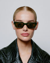 Load image into Gallery viewer, A.Kjaerbede ‘Bror’ Green Transparent Sunglasses
