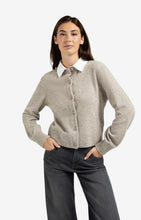 Load image into Gallery viewer, YAYA Cardigan with Faux Detachable Collar

