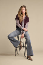 Load image into Gallery viewer, Red Button Sleeveless ‘Fuzzy’ Knit
