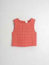 Load image into Gallery viewer, INDI and Cold Window Pane Check Crop Top
