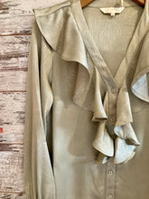 Load image into Gallery viewer, Ruffle Long Sleeve Shirt
