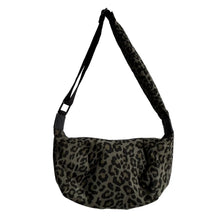 Load image into Gallery viewer, Sixton ‘Brixton’ Cross Body Sling Bag Leopard Grey
