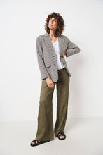 Load image into Gallery viewer, Part Two Olive Green Linen Trousers
