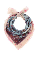Load image into Gallery viewer, Ombré London ‘Blue Romance’ 100% Wool Scarf
