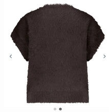 Load image into Gallery viewer, Red Button Sleeveless ‘Fuzzy’ Vest

