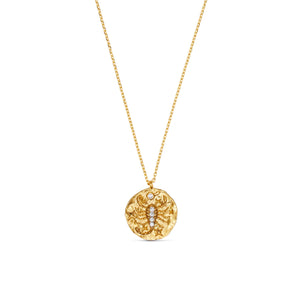 Orelia 18k Gold Plated ‘Scorpio’ Necklace