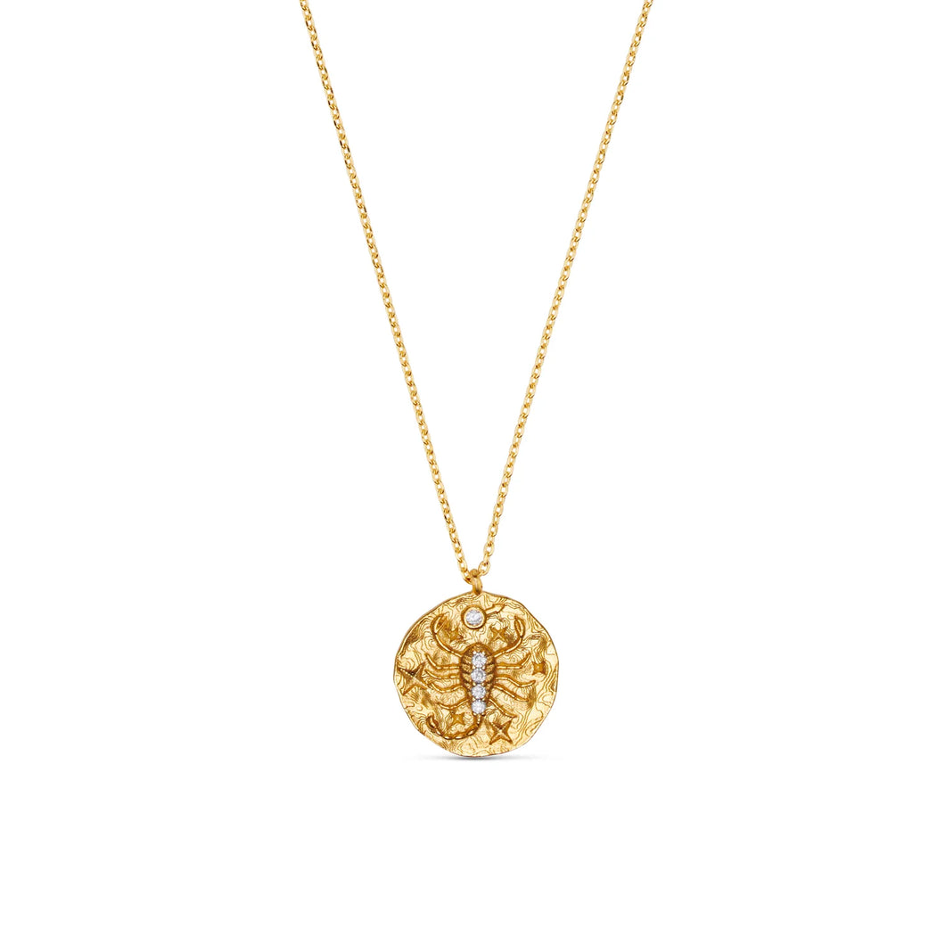 Orelia 18k Gold Plated ‘Scorpio’ Necklace