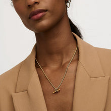 Load image into Gallery viewer, Orelia T-Bar Knot Necklace
