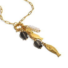 Load image into Gallery viewer, Kai Fish Charm Gold Plated Waterproof Necklace
