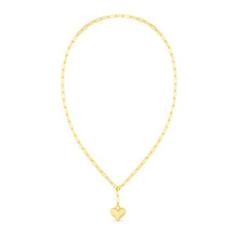 Load image into Gallery viewer, Orelia Dome Heart Charm Necklace
