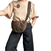 Load image into Gallery viewer, Sixton ‘Brixton’ Cross Body Sling Bag Leopard
