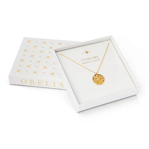 Orelia 18k Gold Plated ‘Capricorn’ Necklace