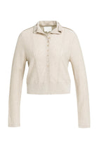 Load image into Gallery viewer, YAYA High Neck Cardigan Beige Melange
