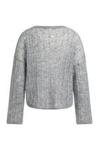 Load image into Gallery viewer, YAYA Grey Cable Knit Jumper
