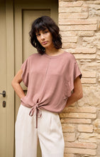 Load image into Gallery viewer, YAYA Flowy Top with Tie Waist
