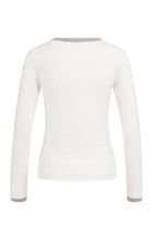 Load image into Gallery viewer, YAYA Long Sleeve White T-Shirt
