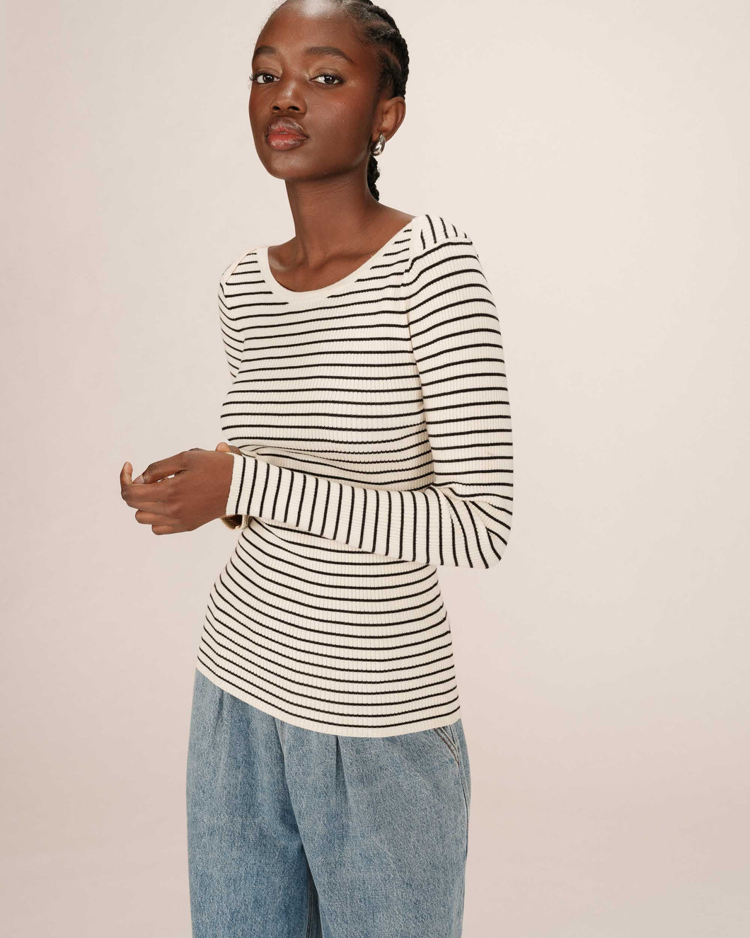 Grace and Mila ‘Samedi’ Boat Neck Stripe Tee