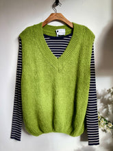 Load image into Gallery viewer, Angora Blend V Neck Knitted Vest
