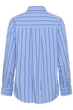 Load image into Gallery viewer, Part Two ‘Anabella’ Blue Stripe Shirt
