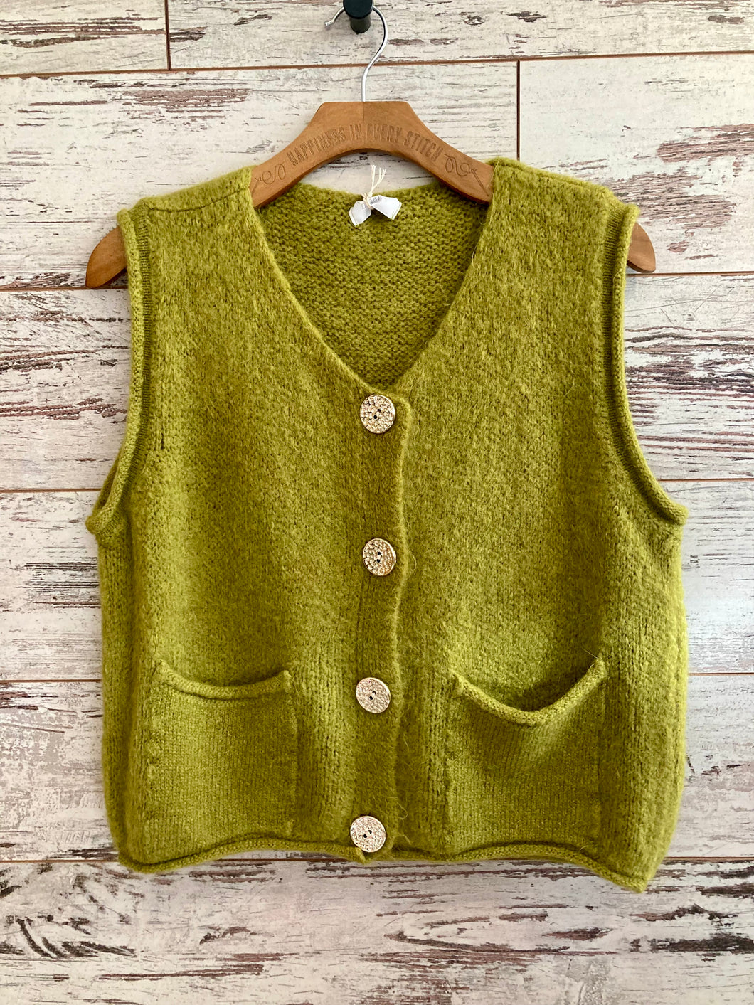 Mohair Knitted Waistcoat