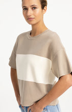 Load image into Gallery viewer, Knitted Block Stripe Short Sleeve Knit

