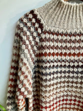 Load image into Gallery viewer, Funnel Neck Crochet Style Knit
