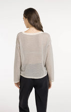 Load image into Gallery viewer, YAYA Fine Knit Stripe Lightweight Top
