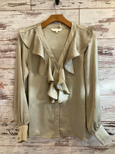 Load image into Gallery viewer, Ruffle Long Sleeve Shirt
