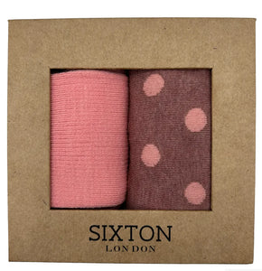 Sixton Porto Pink and Barcelona Sock Duo Box