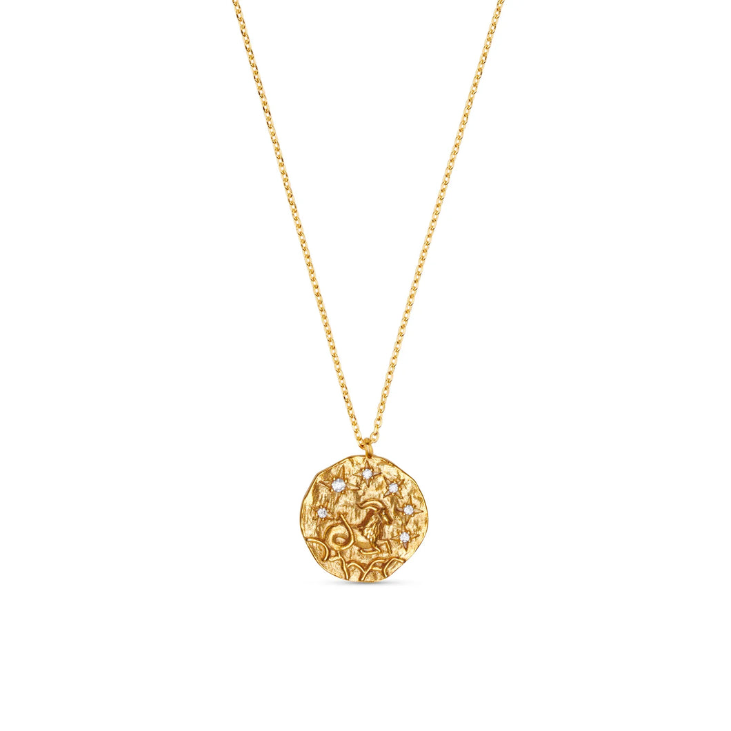 Orelia 18k Gold Plated ‘Capricorn’ Necklace