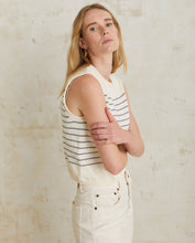 Load image into Gallery viewer, Yerse Striped Cotton Tank Top
